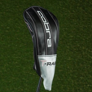 COBRA T-RAIL HYBRID HEADCOVER BLACK / GRAY / PINK WITH CHANGEABLE NUMBERS