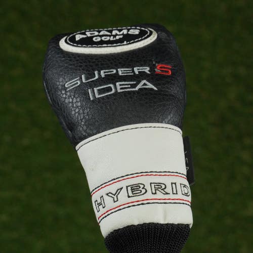 ADAMS SUPER S IDEA HYBRID HEADCOVER BLACK / WHITE ~ LOOK!!