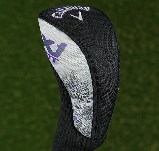 CALLAWAY XJ HOT 5 HYBRID HEADCOVER 5H JUNIOR KIDS YOUTH BLACK / GRAY / PURPLE