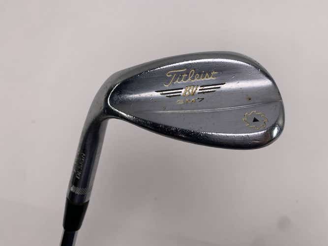 Titleist Vokey SM7 Tour Chrome Lob Wedge LW 58* DG S300 120g Stiff Steel Mens LH