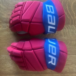Bauer Vapor Elite Gloves 14" Pro Stock Assabet Valley (Like New)