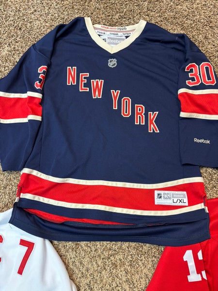 New York Rangers vintage Large/Extra Large Kids Unisex Reebok Jersey (Used)