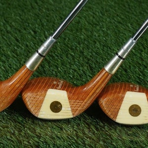 KENNETH SMITH SOLIDIZED WOODS SET 111615 1W,3W,6W TRUE TEMPER RH ~ VINTAGE!!