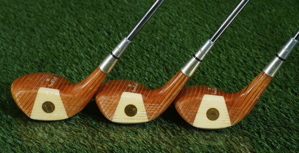 KENNETH SMITH SOLIDIZED WOODS SET 111615 1W,3W,6W TRUE TEMPER RH ~ VINTAGE!!