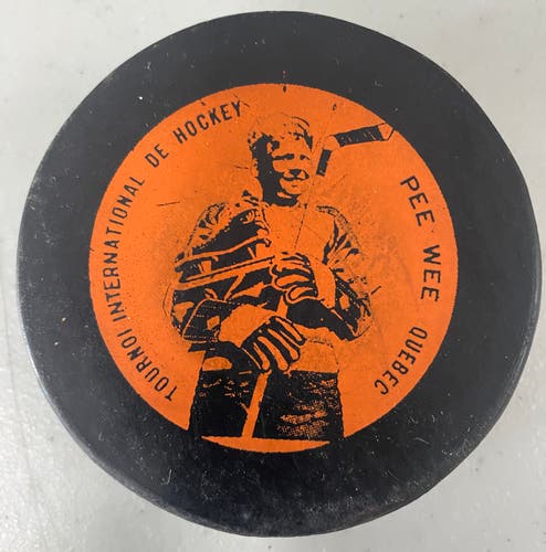 Quebec Peewee tournament puck