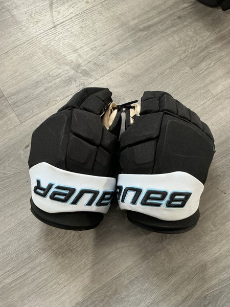 Utah hockey club kesselring Bauer Supreme Mach Gloves 15" Pro Stock (New)