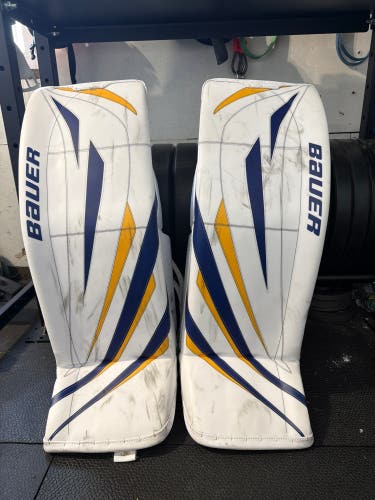 XL Bauer MACH pro Stock Luukkonen Leg Pads