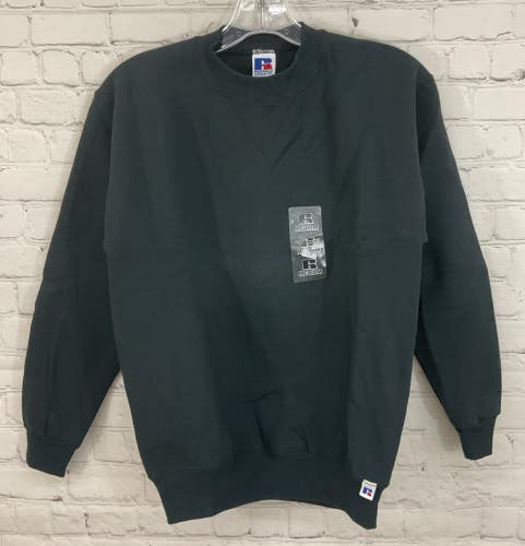 Russell Athletic Kid's NuBLEND Long-Sleeve Pullover Sweatshirt Black Medium