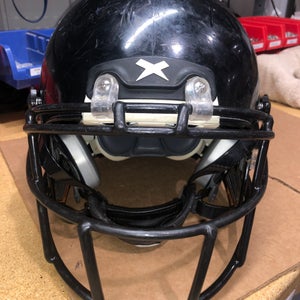 USED XENITH X2E+ YOUTH FOOTBALL HELMET - LARGE - BLACK