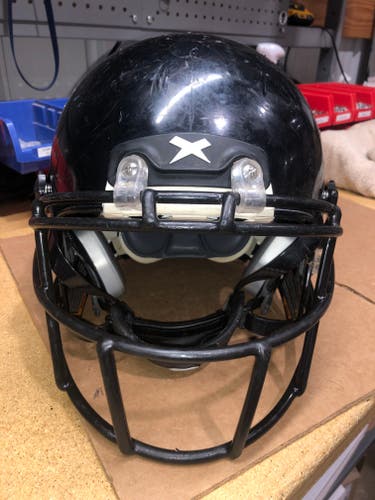 USED XENITH X2E+ YOUTH FOOTBALL HELMET - LARGE - BLACK
