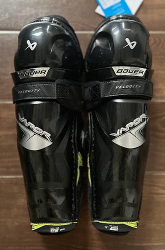 Bauer Vapor Velocity 12"  Junior Shin Pads (New)