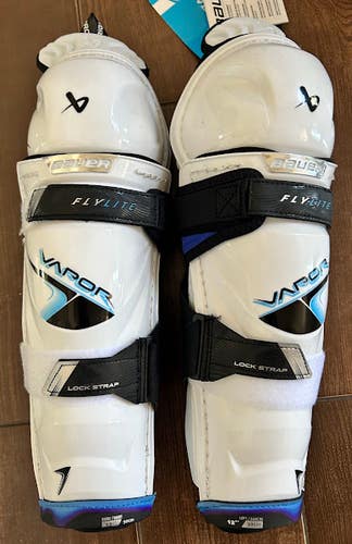 Bauer Vapor Flylite 12"  Junior Shin Pads (New)