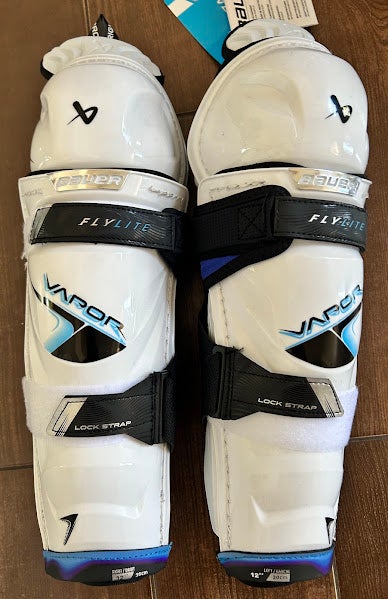 Bauer Vapor Flylite 12" Junior Shin Pads (New)