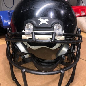USED XENITH X2E+ YOUTH FOOTBALL HELMET - LARGE - BLACK
