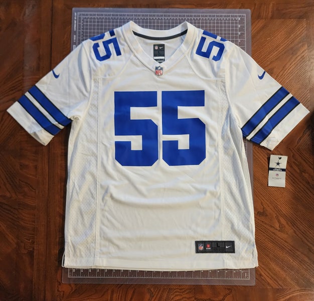 Dallas Cowboys Authentic Apparel  #55 Vander Esch White Large Men's Nike On Field Jersey NEW