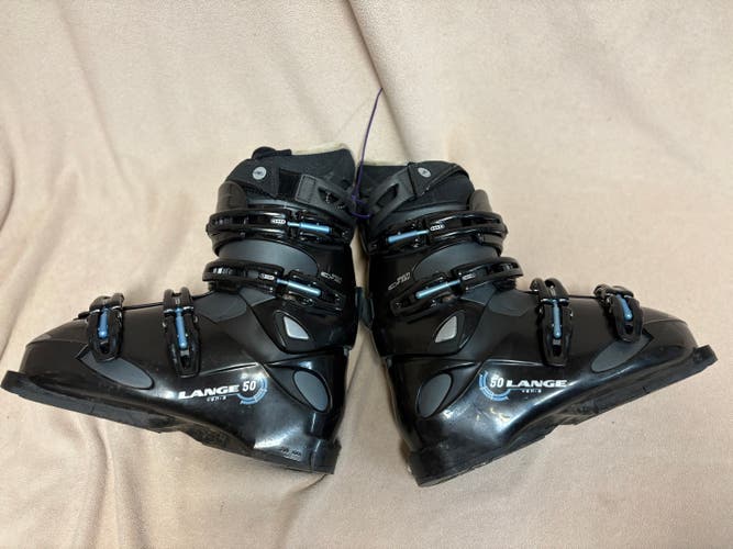 Mondo 25 & 25.5 Unisex Lange All Mountain 50 Ski Boots (Used)