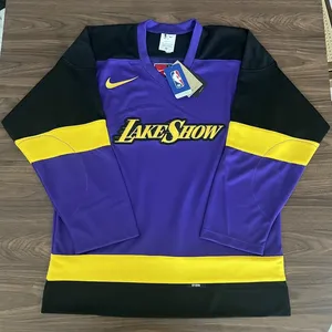 Nike Los Angeles Lakers City Edition NBA Hockey Jersey FZ0349-504 Mens Size S