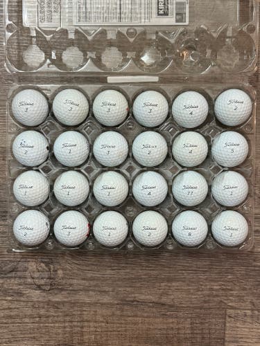 24 Titleist Pro V1 Golf Balls - 4A Near-Mint Condition, 2024 Model