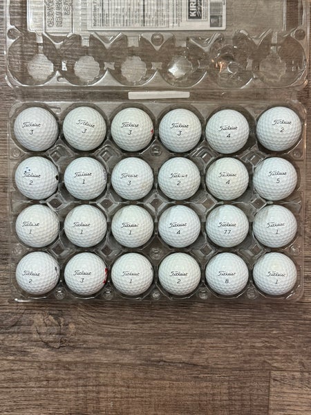 24 Titleist Pro V1 Golf Balls - 4A Near-Mint Condition, 2024 Model