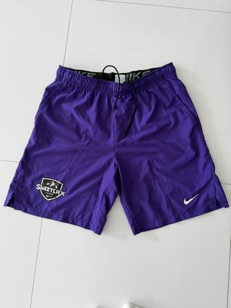 Purple Large Men's Nike Shorts (New) Sweetlax Colorado