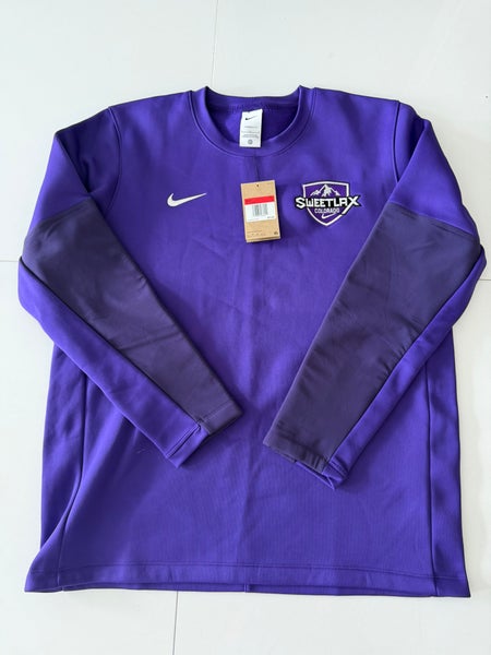 Purple Men's Large Nike Sweatshirt (New) sweetlax Colorado