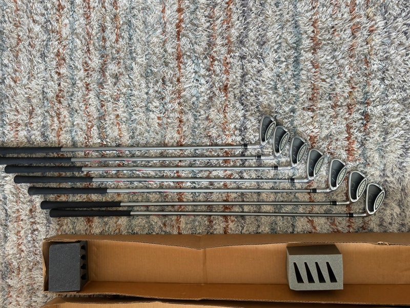 Men's 2004 TaylorMade Rac CGB Right Handed Iron Set Stiff Flex (New)