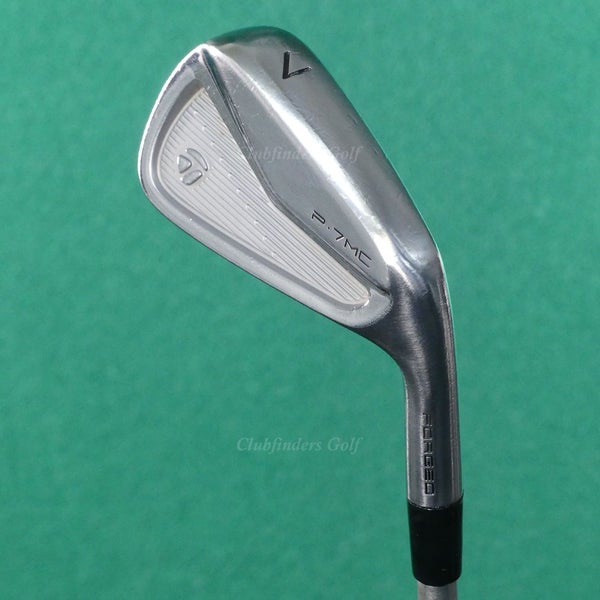 TaylorMade P7MC Forged 2020 Single 7 Iron KBS Tour C-Taper Steel Stiff *READ*