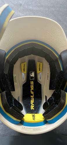 6 7/8 Rawlings Mach Batting Helmet LH C-flap (Used)