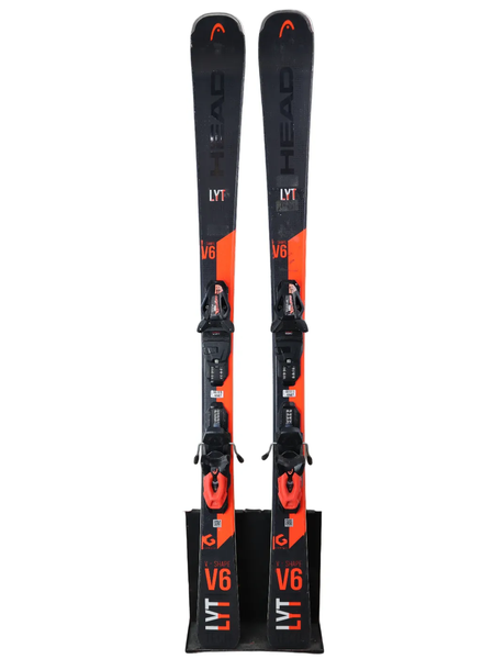 USED 2020 Head V-Shape V6 Skis 156cm w/ Head PR 11 GW Bindings