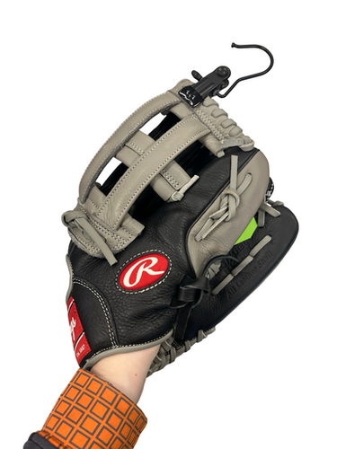 Used Rawlings SELECT 11 1/2 BB/SB Glove RH Throw Black 11 1/2" 11682-S000124301