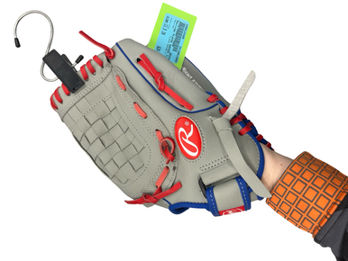 Used Rawlings PLAYER SERIES 11 1/2 BB/SB Glove RH Throw Grey 11 1/2" 11682-S000124300