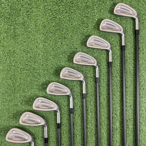 Titleist 981SL DCI Gold Iron Set 3-PW GW SW No 7 Iron Ladies Womens Flex