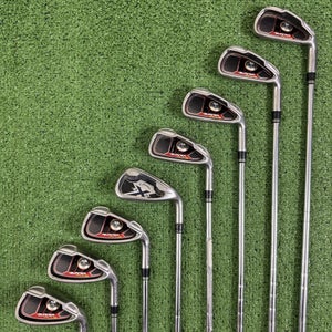 READ Taylormade Burner Plus Iron Set 4-PW AW Stiff Flex 85g Steel RH