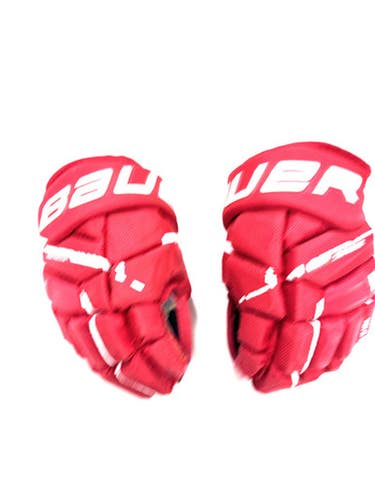 Used Bauer M5 PRO Junior Gloves Red 10" 11860-S000301866