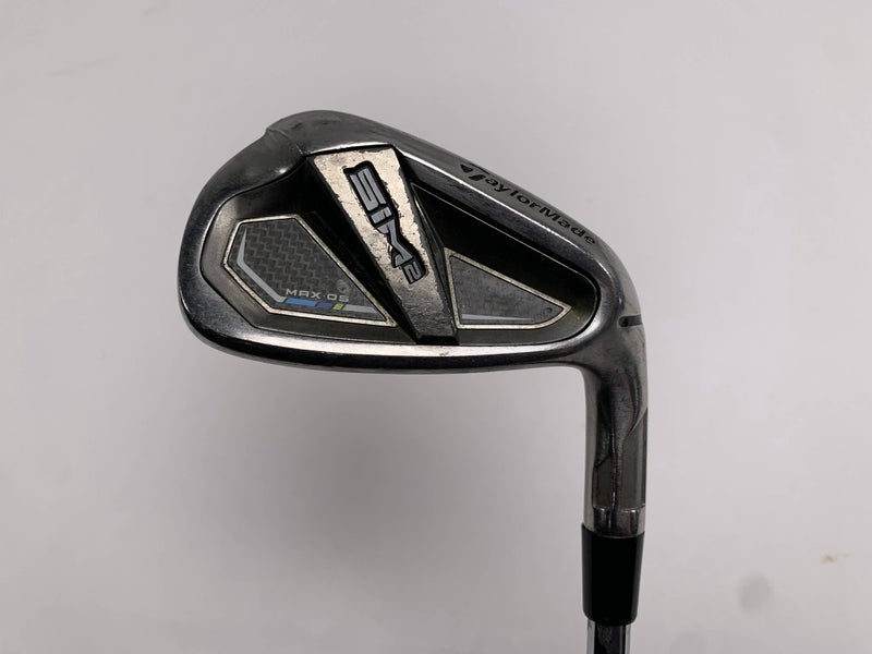 TaylorMade SIM2 MAX OS Single 9 Iron KBS Max MT 85g Regular Steel Mens RH +1"