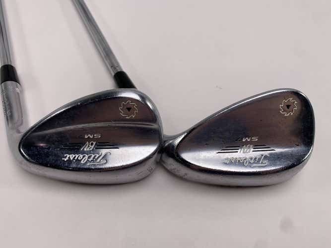 Titleist Vokey SM7 Tour Chrome Wedge Set 54* 10 | 60* 10 Wedge Steel Mens RH