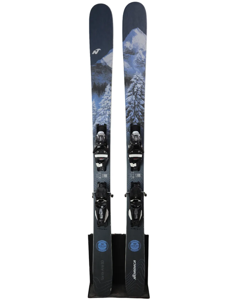 USED 2023 Nordica Santa Ana 93 Ti W Skis 158cm w/ Look NX 12 Bindings