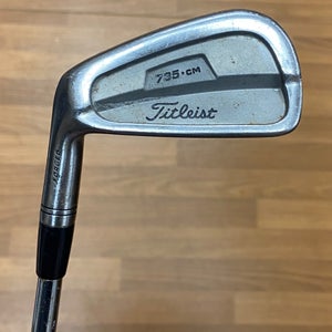 Titleist 735cm 6 Iron Left Handed Stiff Flex Steel Shaft