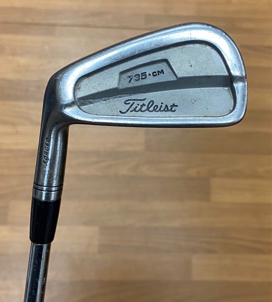Titleist 735cm 6 Iron Left Handed Stiff Flex Steel Shaft