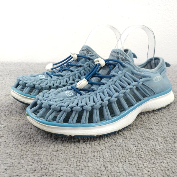 Keen Uneek Sandals Womens 7.5 Shoes Fisherman Bungee Cord Blue Beach Summer