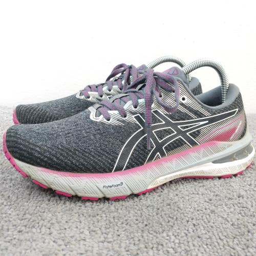 Asics GT 2000 10 Womens Size 8 Running Shoes Gray Pink Sneakers Low Top Athletic