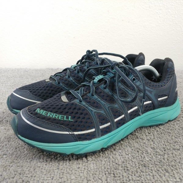 Merrell Mix Master Move Glide Womens Size 9 Shoes Athletic Sneakers Blue Low