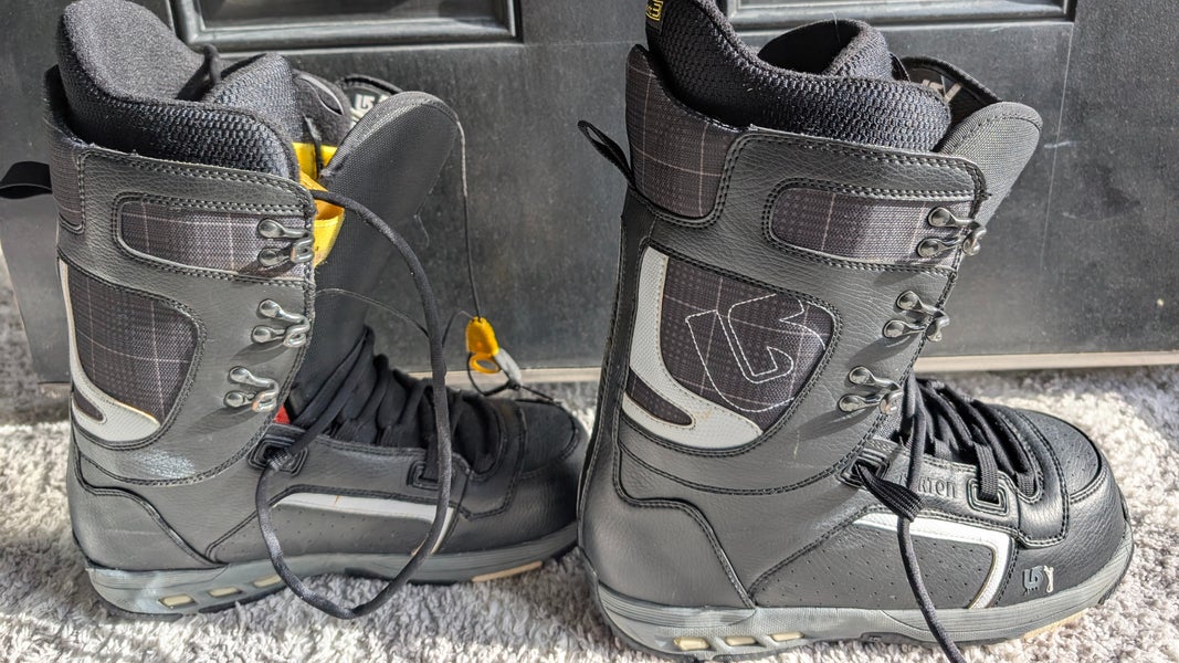 Burton Hail Snowboard Boots Men’s US 10, Imprint 3 Heat-Moldable Liner, Excellent (Used)