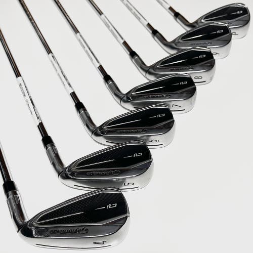Taylormade Qi Iron Set 4-9, PW Right Handed Regular Flex Steel Shafts