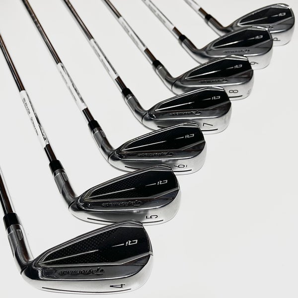 Taylormade Qi Iron Set 4-9, PW Right Handed Regular Flex Steel Shafts