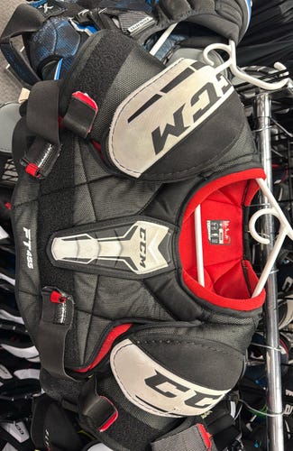 CCM Jetspeed FT455 FT 455 (Used) Medium Senior Shoulder Pads ice hockey adult SR