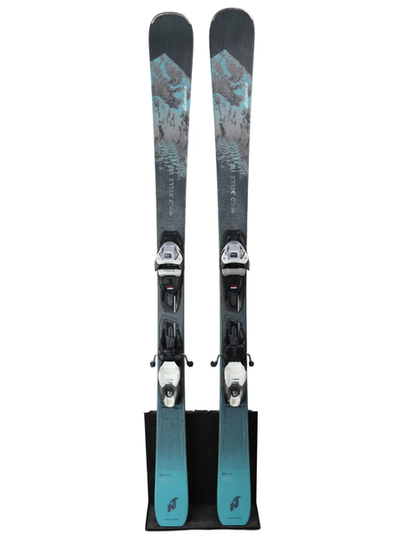 Used 2023 Nordica Wild Belle 78 Skis 150cm with Marker TP2 10 Bindings
