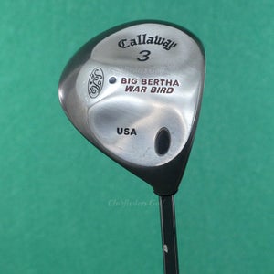 Callaway Big Bertha Warbird Fairway 3 Wood Memphis 10 Steel Uniflex