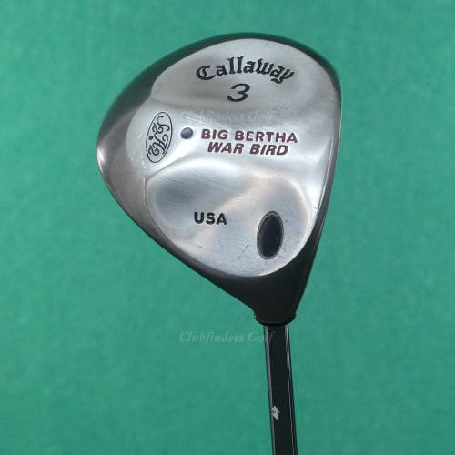 Callaway Big Bertha Warbird Fairway 3 Wood Memphis 10 Steel Uniflex