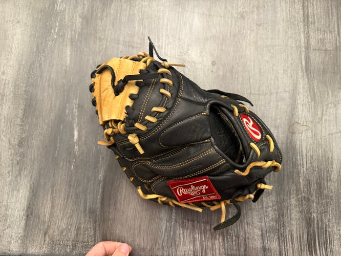 Rawlings Gold Glove Elite RH Catcher's Baseball Glove 32.5" (Used)